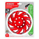 Diablo DMACW0700 7" Diamond Rim Cup Wheel for Masonry